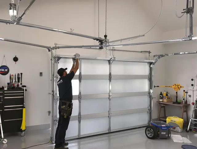 Weddington Garage Door Repair certified team performing precision garage door installation in Weddington