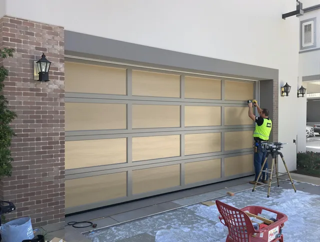 Garage door replacement service by Weddington Garage Door Repair in Weddington
