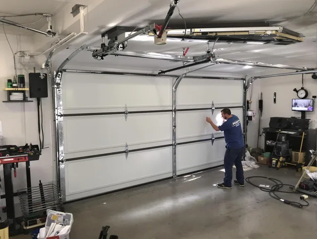 Professional garage door repair service by Weddington Garage Door Repair in Weddington