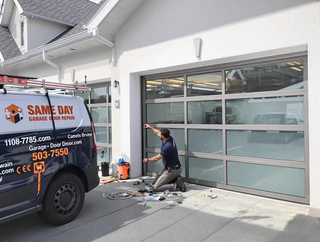 Same-day garage door repair service by Weddington Garage Door Repair in Weddington